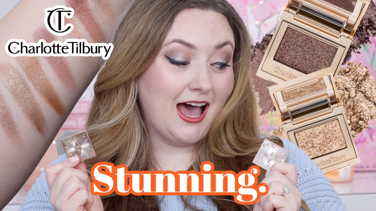*Fire Rose?* STUNNING Charlotte Tilbury Hypnotizing Pop Shot Eyeshadow Single Try On & Review