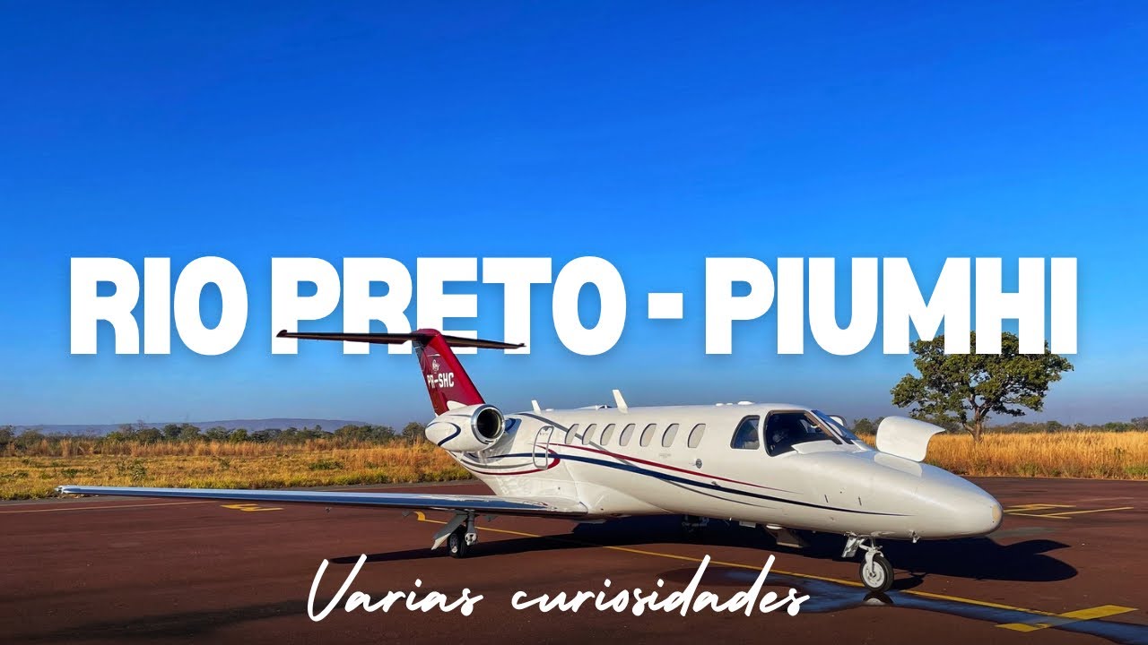 Voando de Rio Preto a Piumhi - Várias configurações