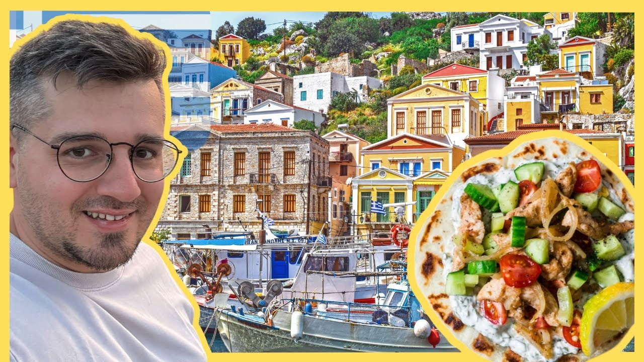 SYMI 😍 – Insula Greciei pictată în culori vii 🇬🇷