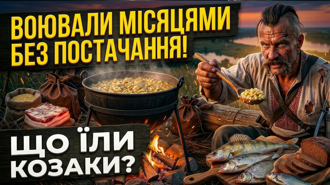 Що насправді їли КОЗАКИ в степу? Як козацька КУХНЯ зробила їх найсильнішою армією Європи!
