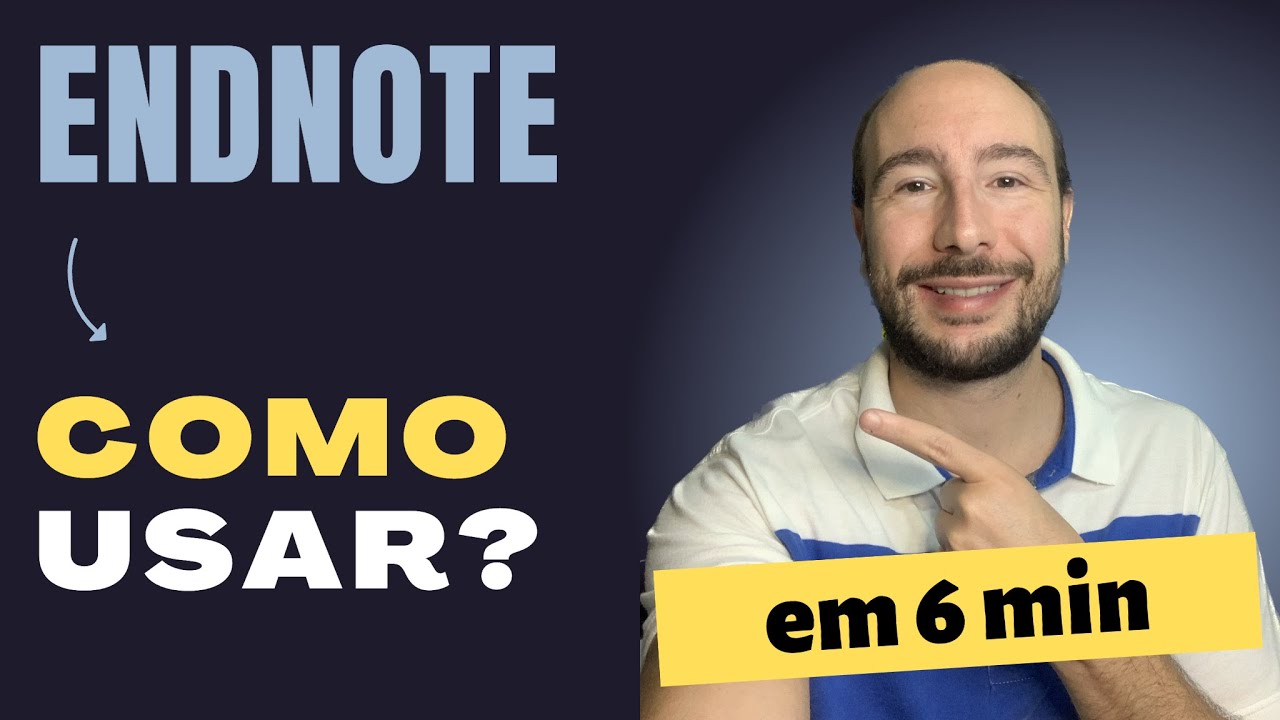 Tutorial de como utilizar o EndNote X7 (gerenciador de referências bibliográficas)