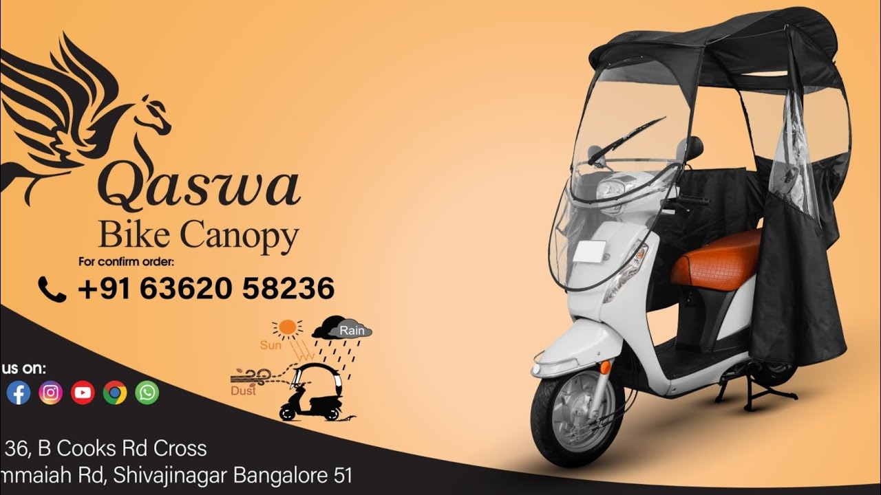 Qaswa Bike Canopy installation video