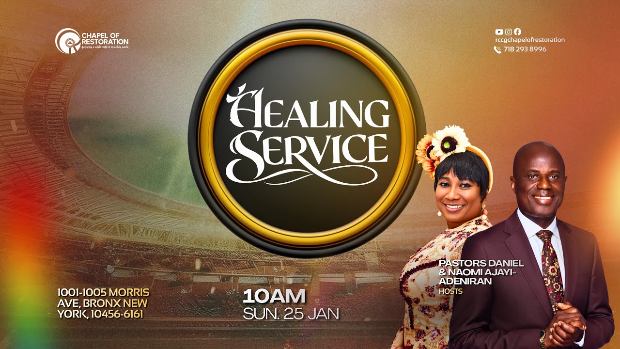 RCCG CHAPEL OF RESTORATION | HEALING SERVICE | JAN. 25TH 2026