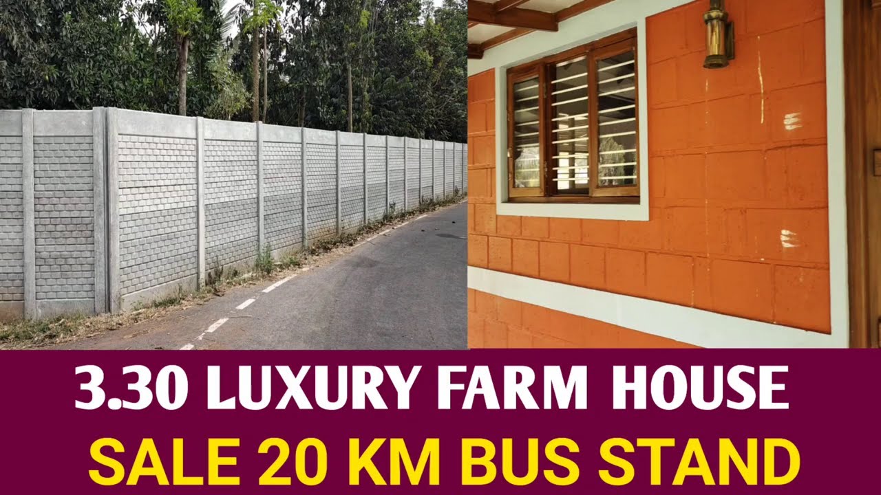 3.30 Acres Luxury Farm House For Sale | 20 Km From Bus Stand | Mysore Farmhouse