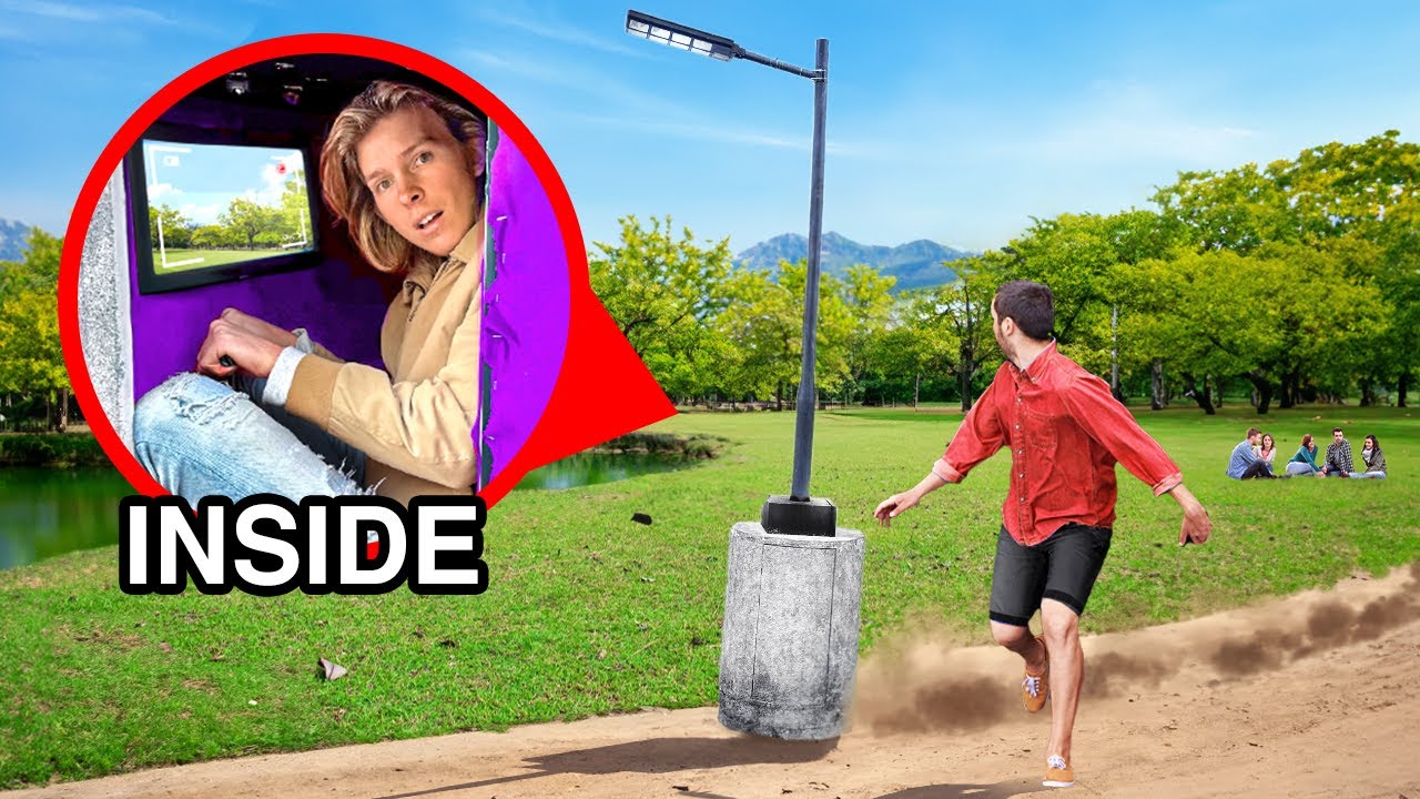 Hiding from my Brother in Invisibility Props! - Day 1