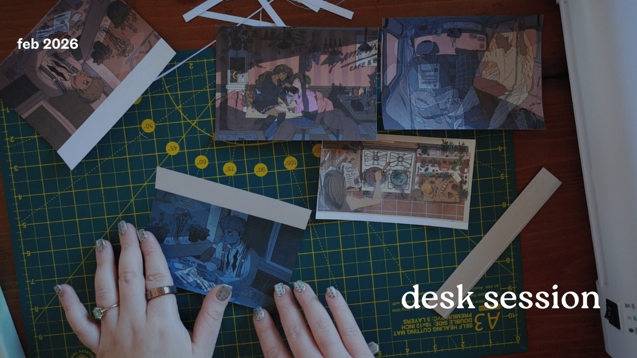 just catching up on some journaling tasks ✧ desk sessions (music only)