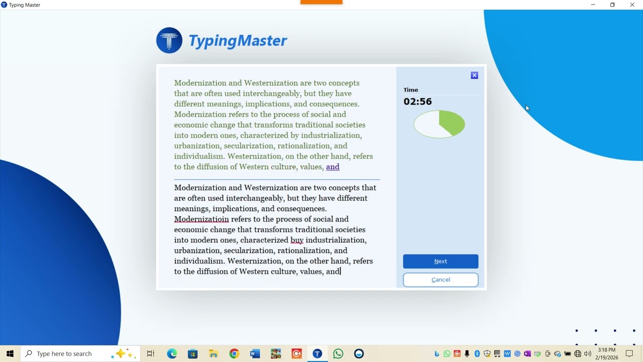 Very Slow Typing Speed 