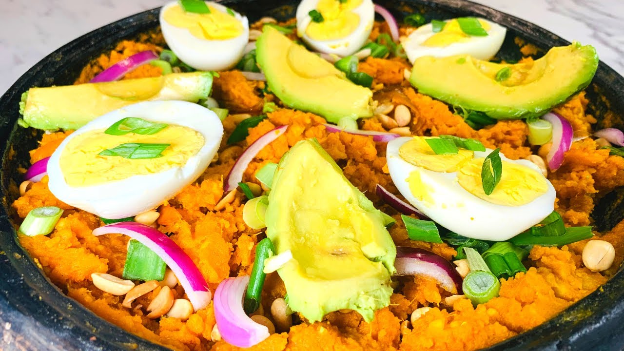 Как приготовить настоящий ганский этор 🇬🇭 (пюре из ямса)