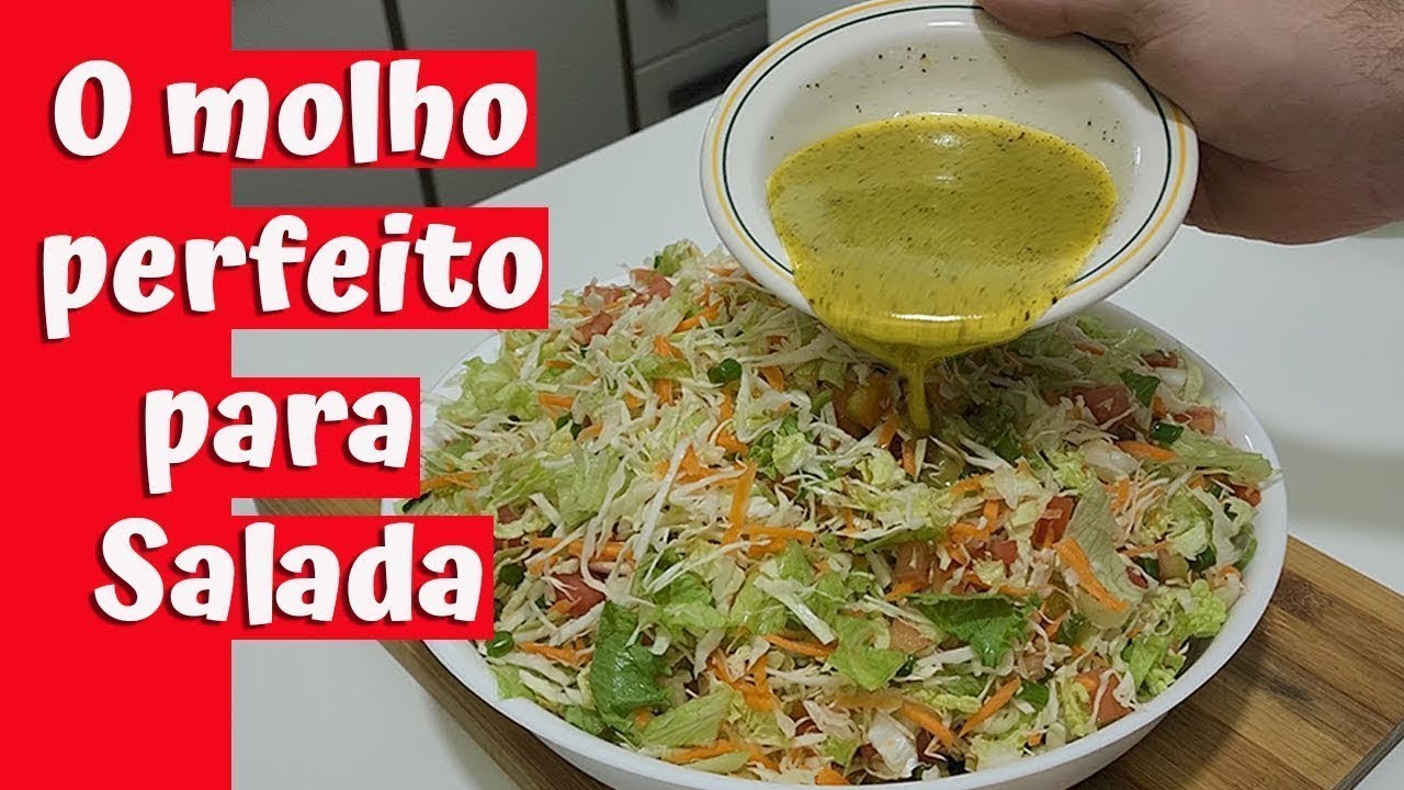 EMAGREÇA ATÉ 5K COMENDO SALADA COM ESTE MOLHO PERFEITO