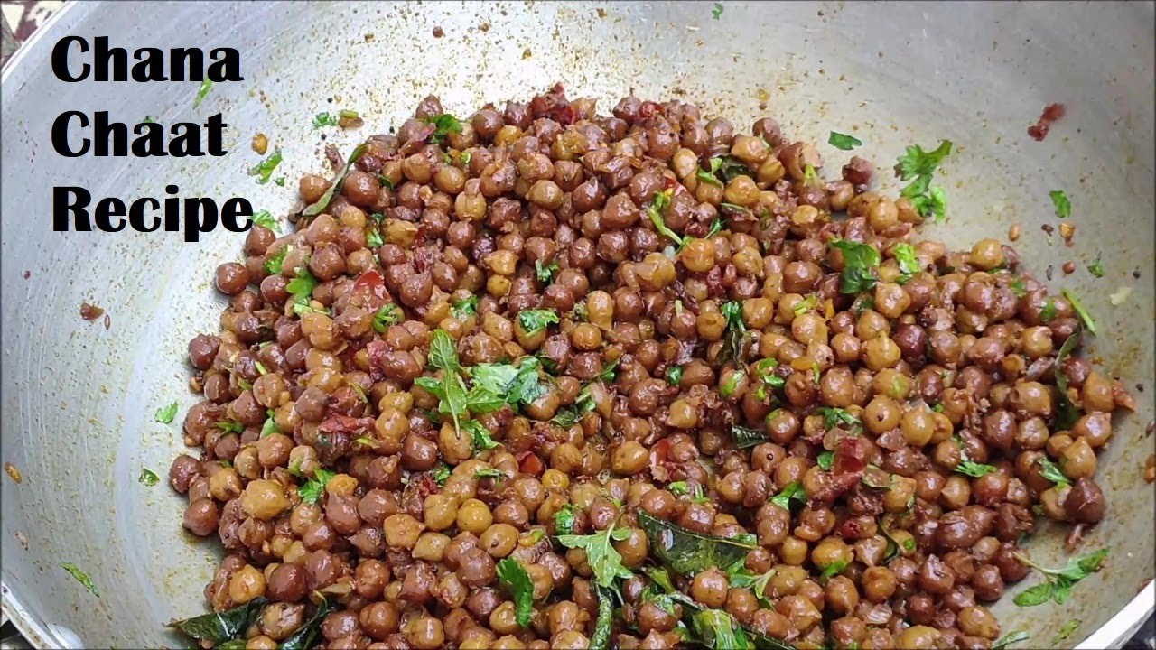 Chana Chaat Recipe | Black Chickpeas Chaat | Quick Snack Recipe | Healthy Chana Chaat Snack Recipe