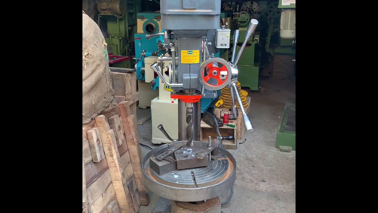 38 mm 1 1/2 Inch Pillar Drilling Machine HPSM make for Details contact 9830350773/9830350773