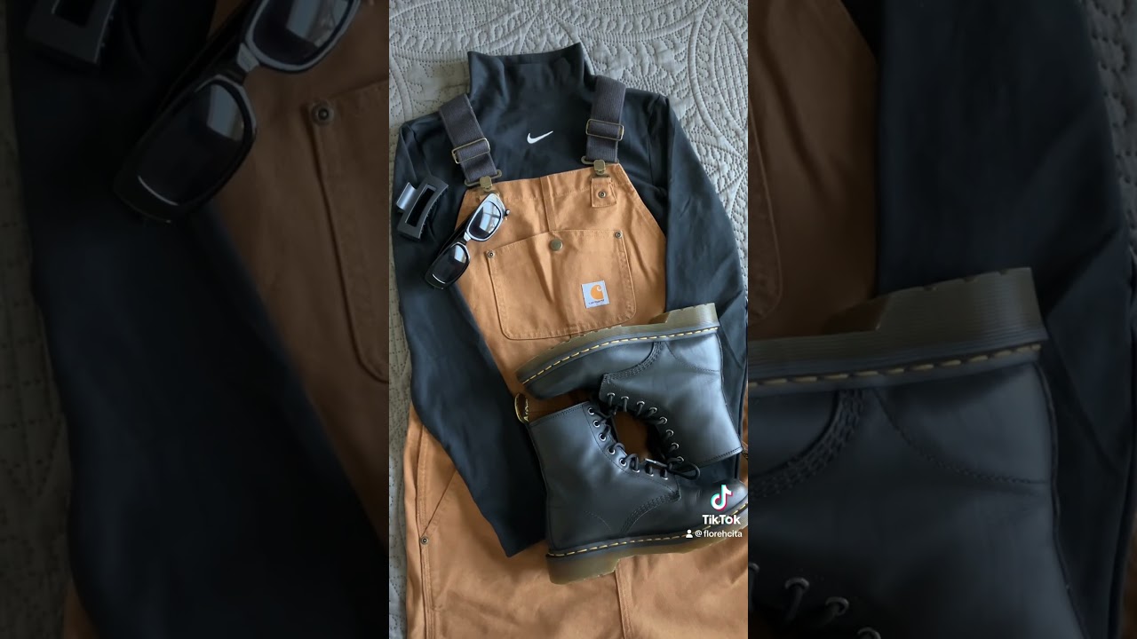 Carhartt Overalls Outfit #outfitinspo
