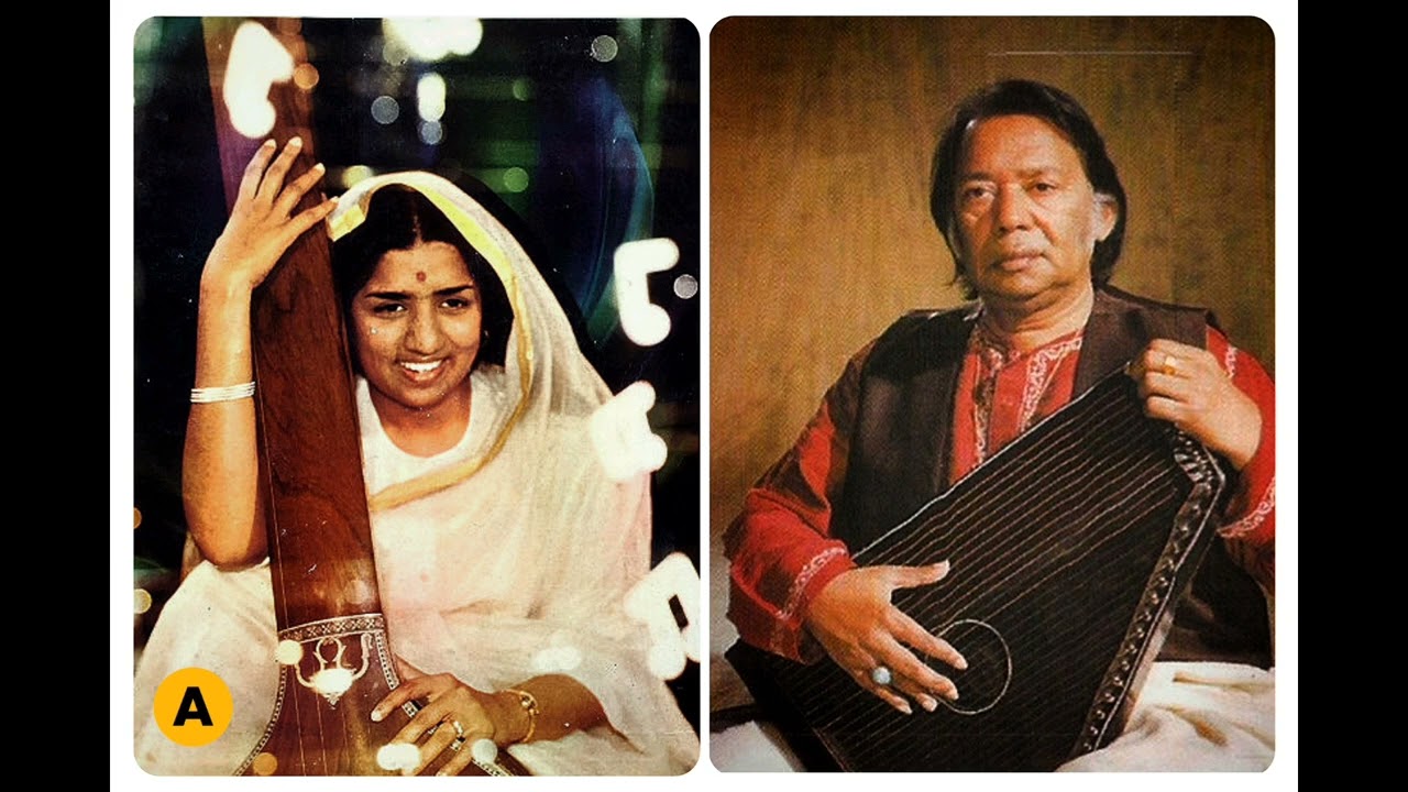 Raga Malika ~ Vid. Lata Mangeshkar & Ustad Salamat Ali Khan | 1949 | Rare Recording
