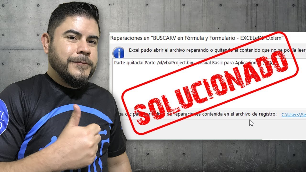 ✔ [SOLUCIONADO] no puedo EJECUTAR MACROS en Excel - Parte quitada: vbaProject.bin