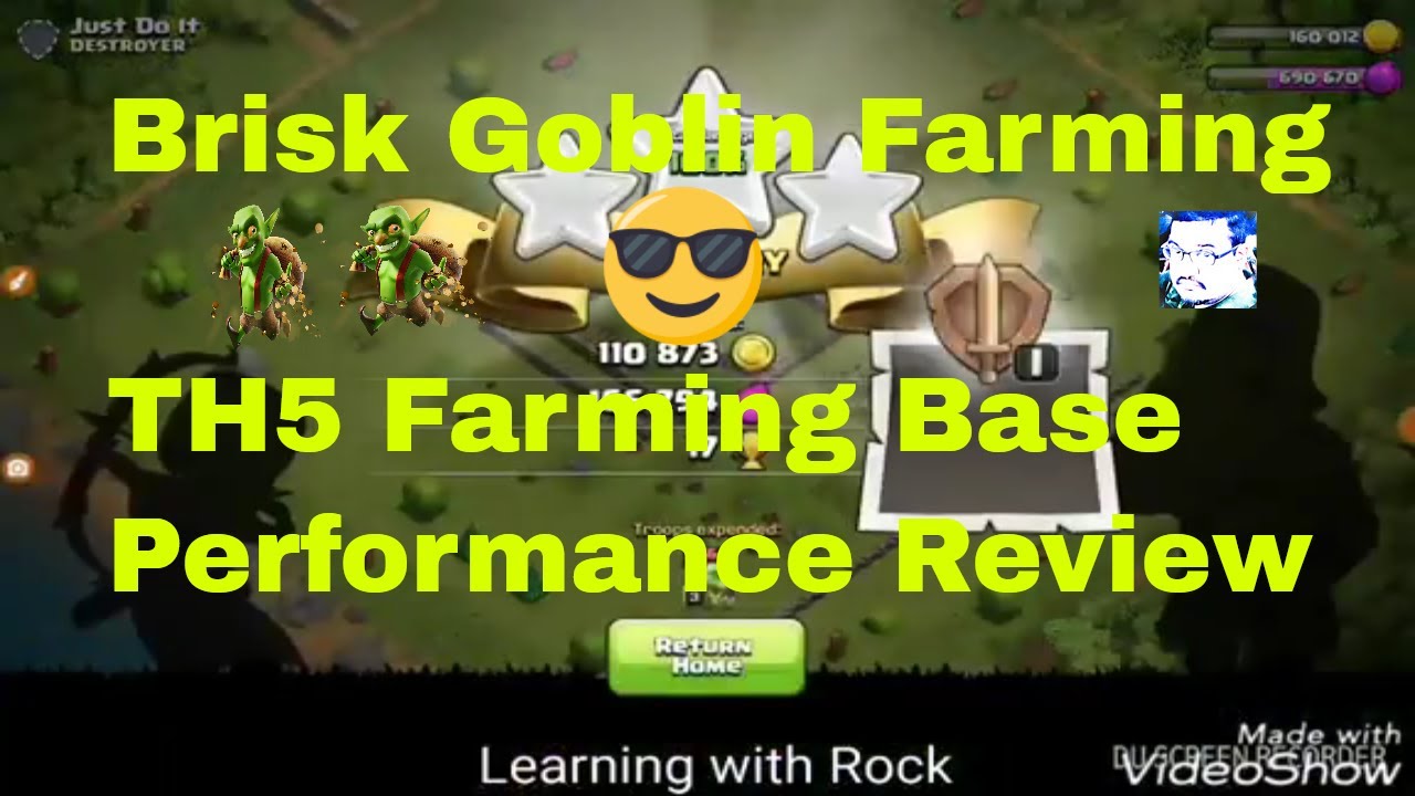 Beginner's Guide to CoC, Maxing Town Hall 5 Faster, Goblin 3 star Attack & Brisk Farming (Part 2)