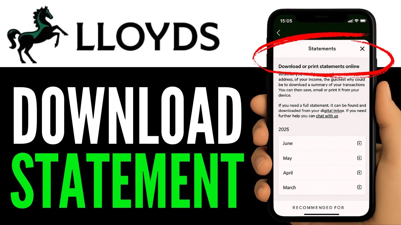 How To Download  Lloyds Bank Statement From On App 2026 (FAST!!!)