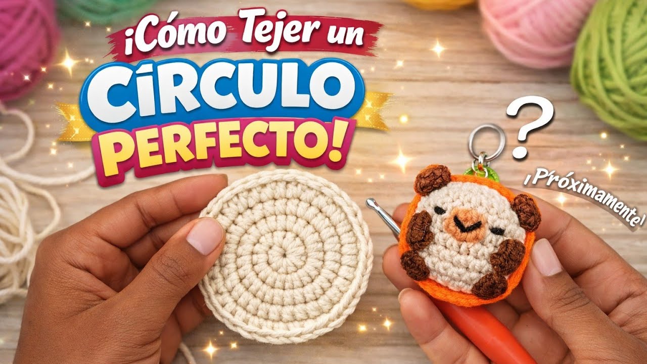 ¡Cómo tejer un círculo perfecto a crochet! | Curso desde cero #9
