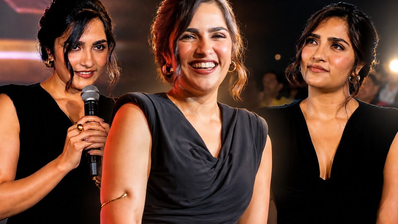 RUKMINI VASANTH STEALS THE SPOTLIGHT AT TOXIC PRE LAUNCH 😍🔥#rukmini #bollyverse #viral #trending 