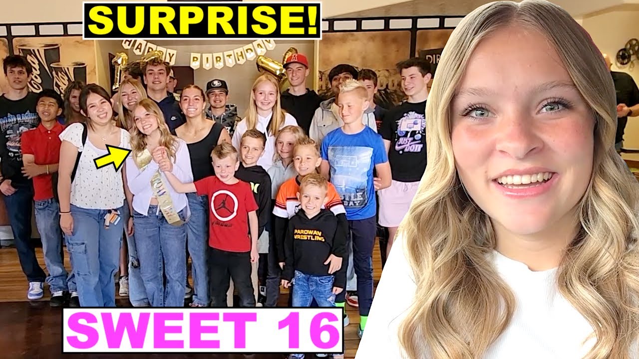 SWEET 16 SURPRISE BIRTHDAY PARTY! 🥳🎂