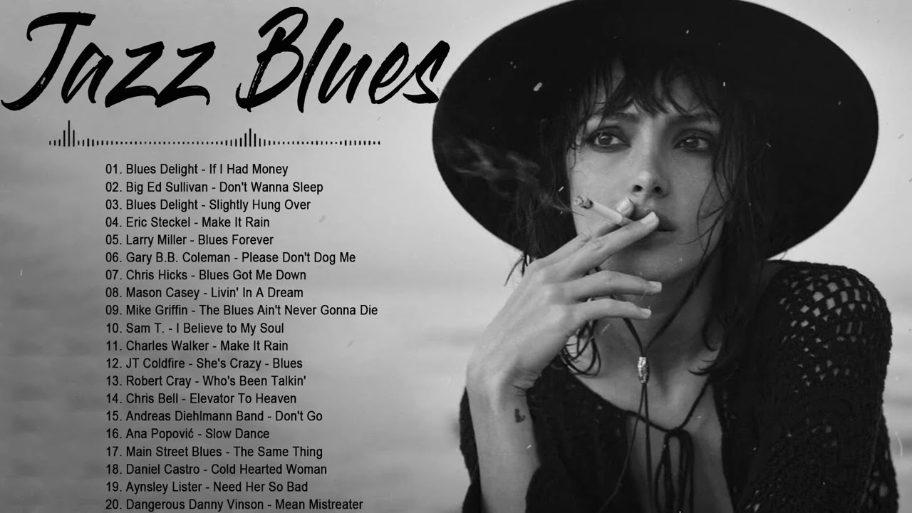 Dark Jazz Blues - Deep Feeling Music - Relaxing Slow Blues Guitar Music