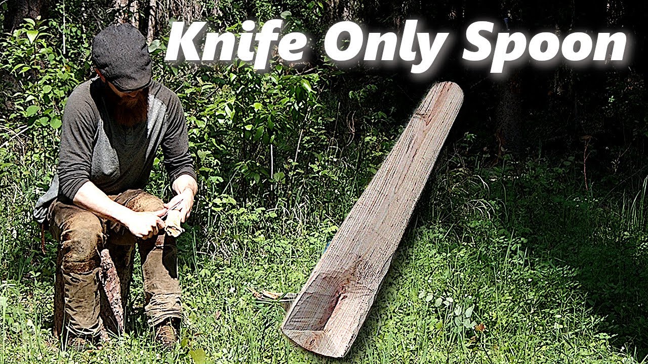 Knife-Only Wood Spoon Carving