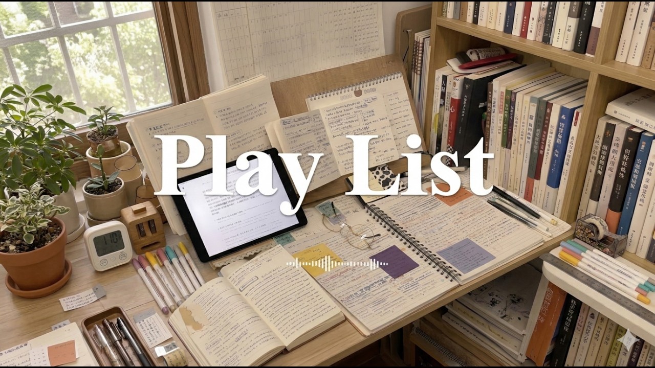 3시간 초집중 공부 플레이리스트, Three hours Play List to Study, 勉強에 深く 集中するための 3時間