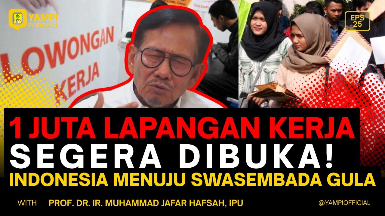 1 Juta Lapangan Kerja‼️ Indonesia Menuju Swasembada Gula 🍬🚜 | MJH Eps. 25