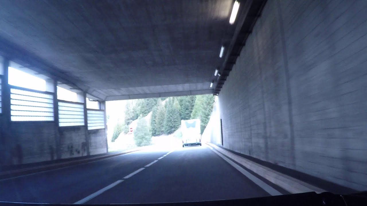 Switzerland by Road - Grand St Bernard Pass - Tunnels and Bourg-Saint-Pierre