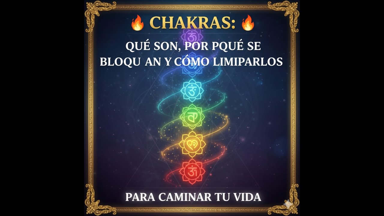 🔥 CHAKRAS: QUÉ SON, POR QUÉ SE BLOQUEAN Y CÓMO LIMPIARLOS PARA CAMBIAR TU VIDA