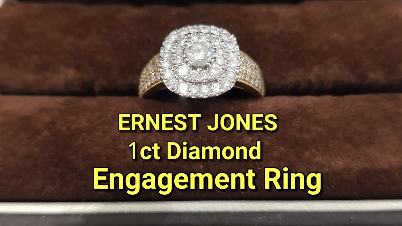 My Beautiful 1carat Crushed Diamonds Engagement Ring |18k Yellow Gold from ERNEST JONES UK #short