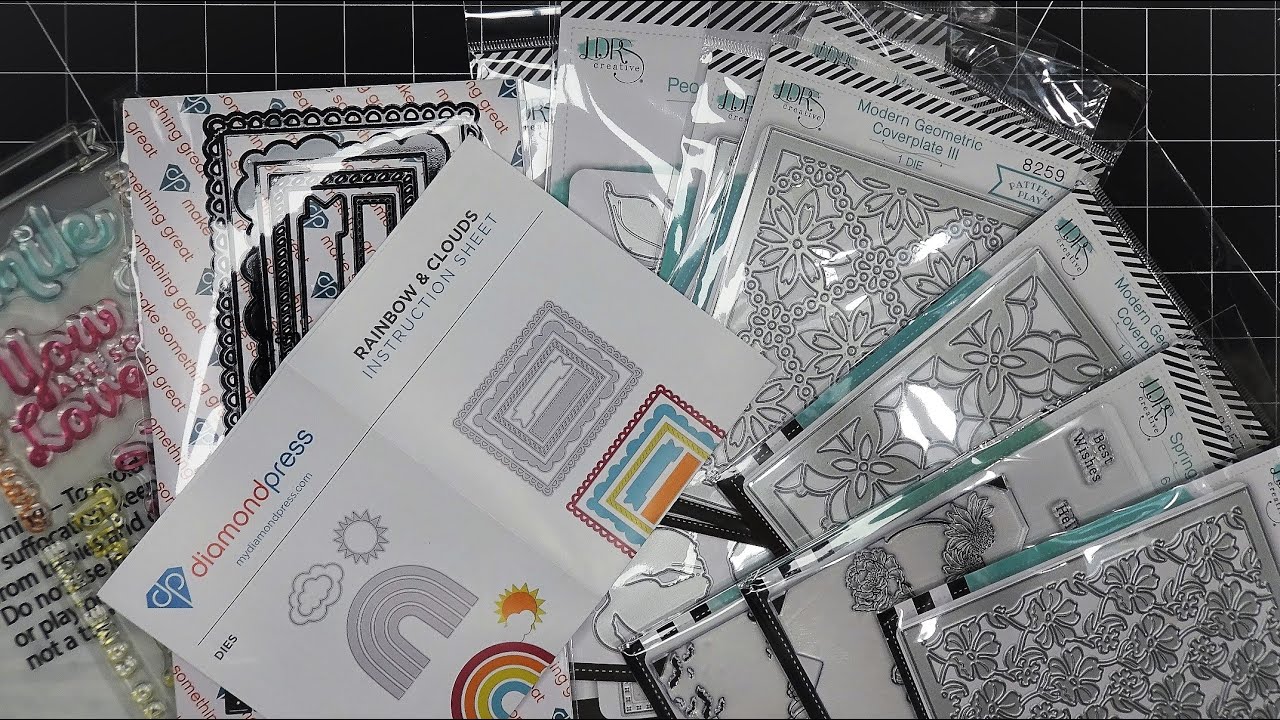LDRS Creative & HSN Haul incl. Diamond Press Ultimate Cardmaking Collection AS, 3: Rainbows & Clouds