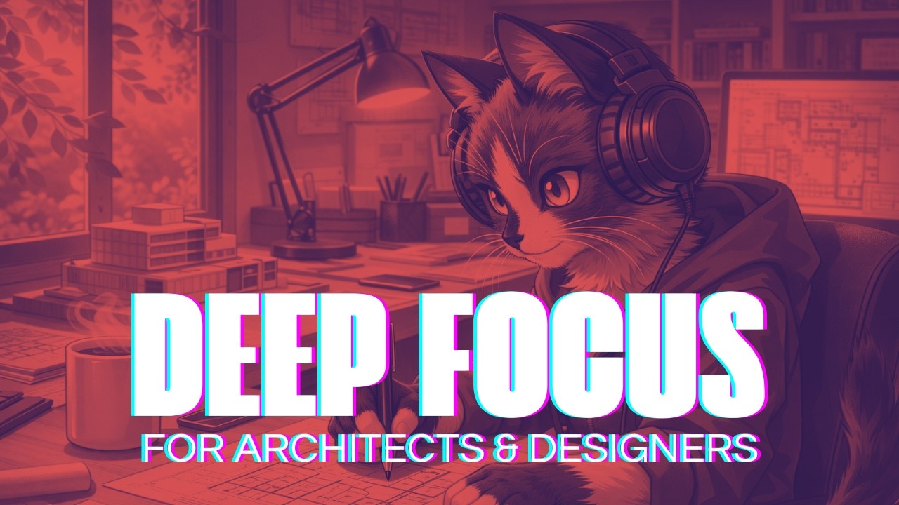 Deep Focus for Architects & Designers 📐 | Lofi Beats for Drafting & Sketching