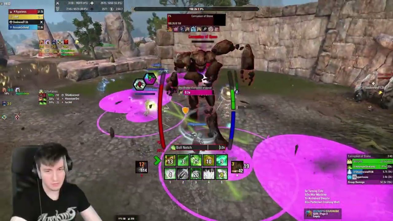 Warden Tank Build - Veteran Hard Mode Earthen Root Enclave | U50 PTS