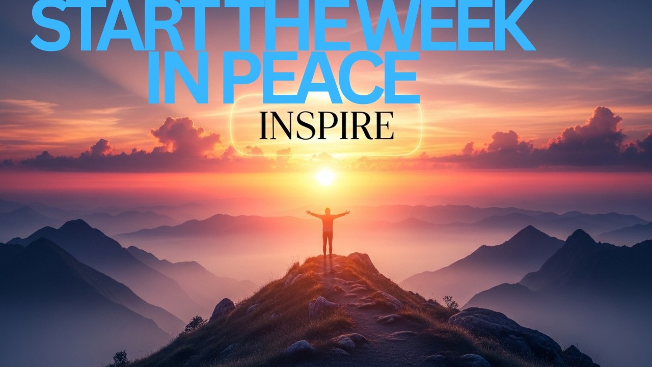 Calm Monday Motivation 🌿 Start Your Week with Peace & Gentle Focus
