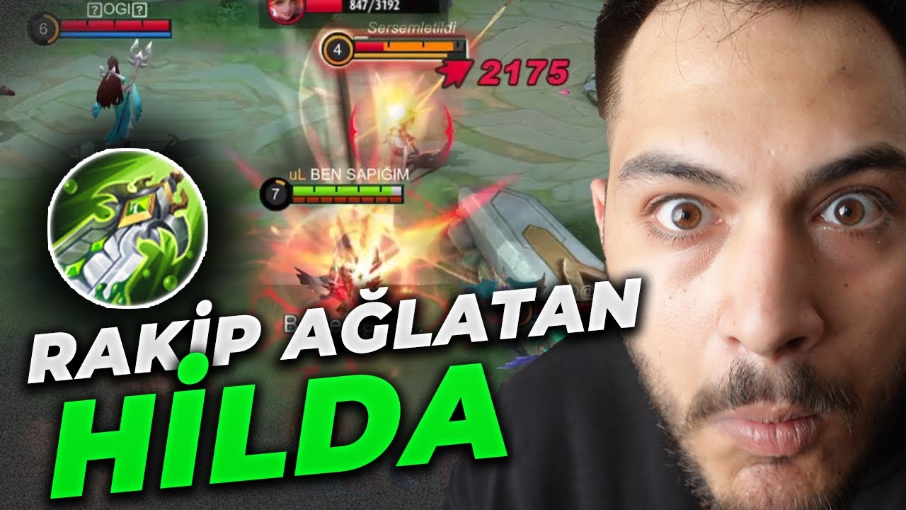 ADAMI KESİYORUZ DİYE KÜFÜR YEDİK - HİLE GİBİ TEK ATAN SAPIK HİLDA 😲 (Mobile Legends)