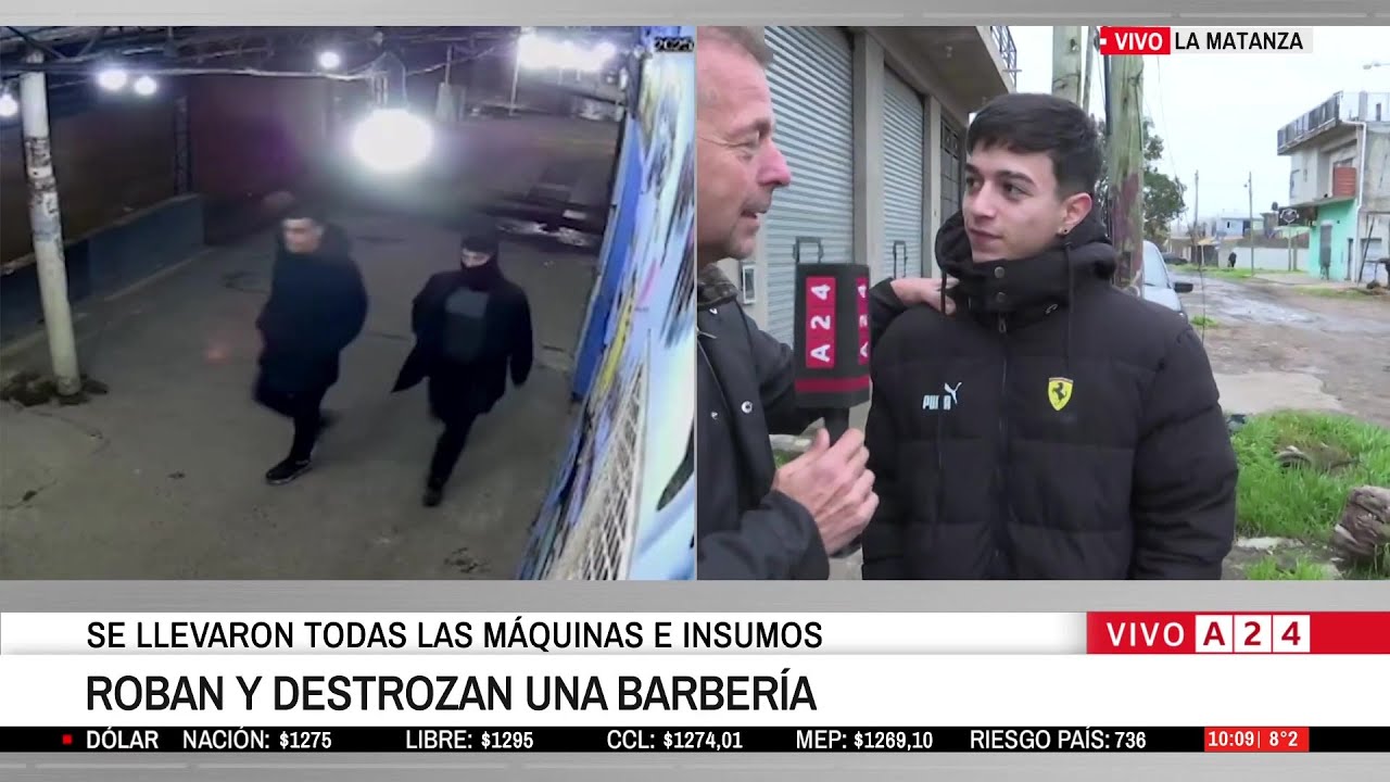 🚨 VIRREY DEL PINO: PIDEN AYUDA PARA UNA BARBERÍA QUE ROBARON Y DESTROZARON