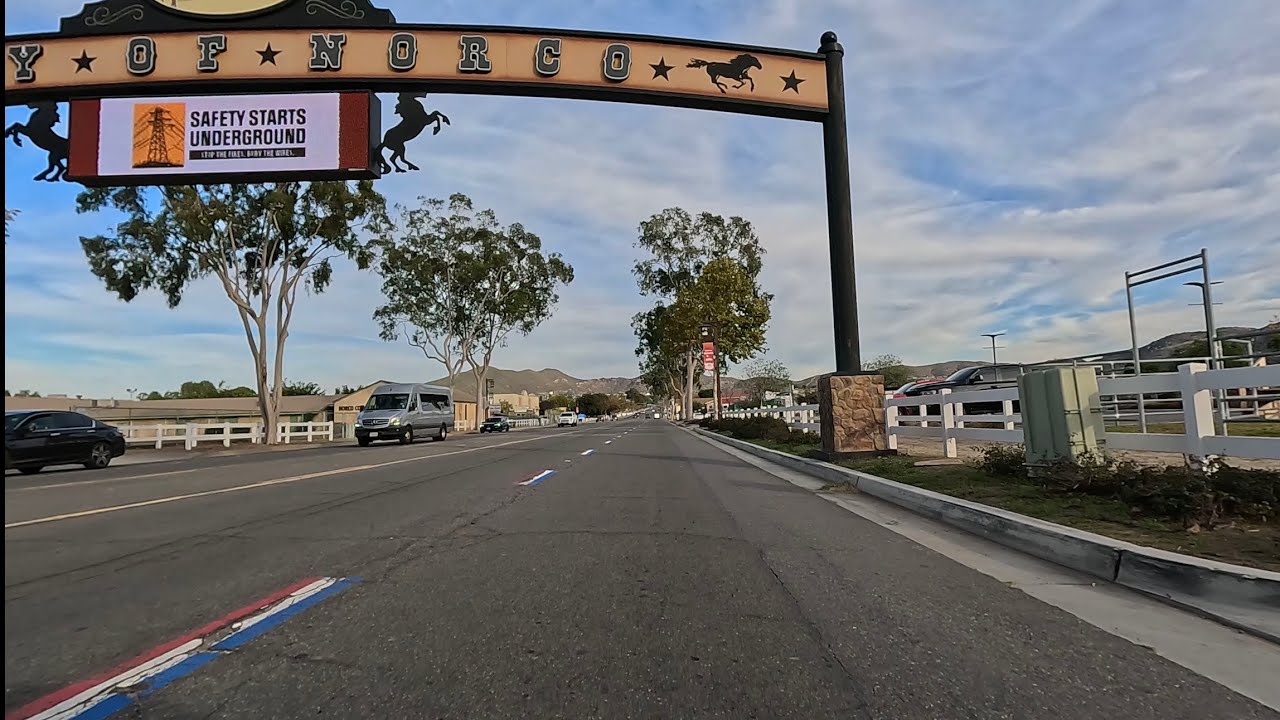 Driving Through Norco California  11/27/2025 