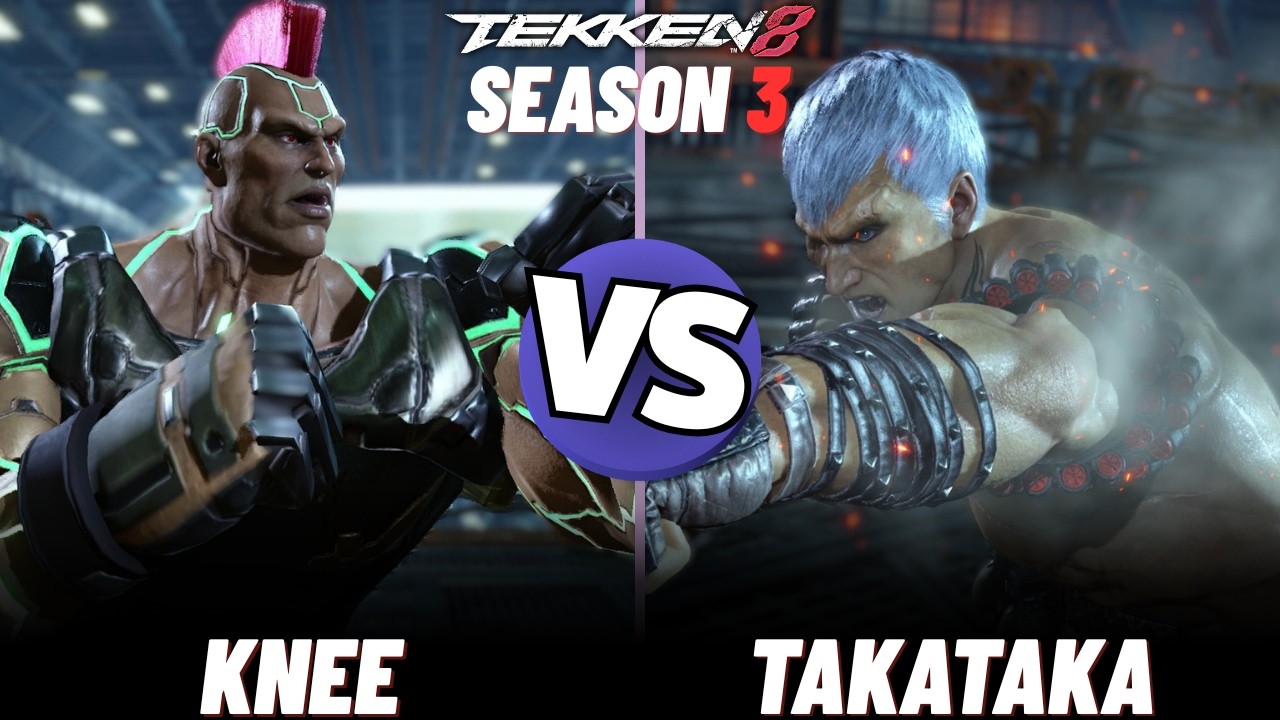 Tekken 8 - Takataka (Bryan) VS Knee (Jack-8) Ranked Match