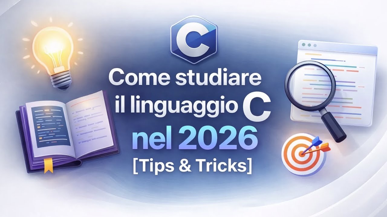 Come studiare il linguaggio C nel 2026 [Tips & Tricks] 