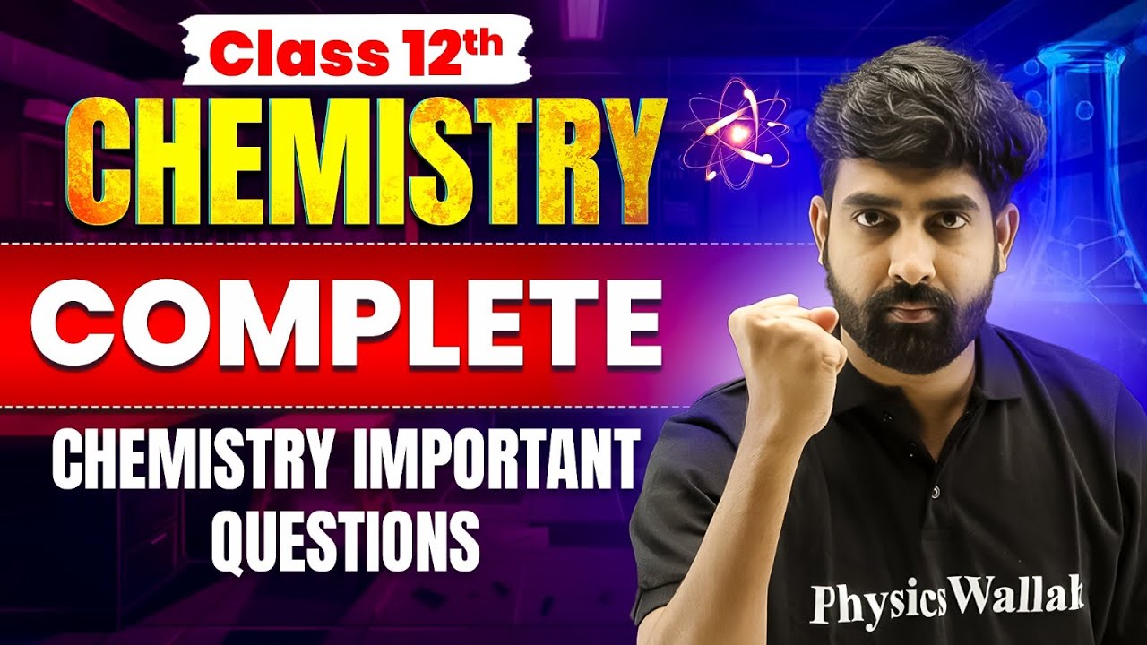 RBSE Class 12th Chemistry | Complete Chemistry Important Questions & Key Concepts | By Nayan Sir