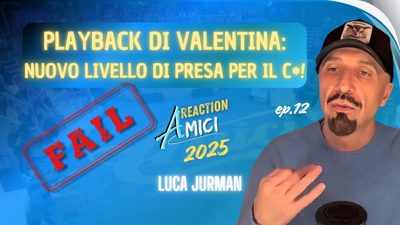 Amici25 ep.12- Il playback di Valentina: un nuovo livello di presa per il c*! - REACTION