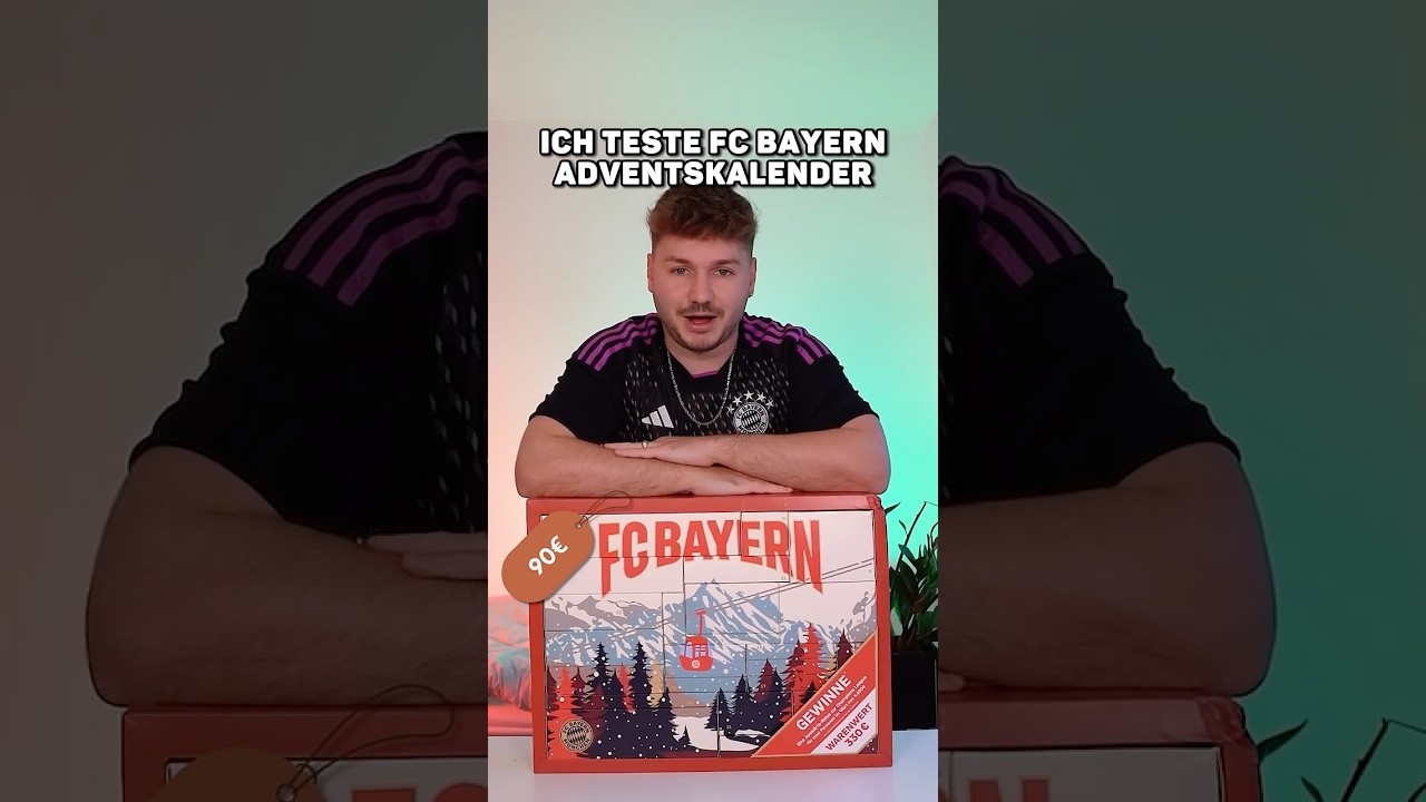 Ich Testen den FC Bayern Adventskalender ⚽️
