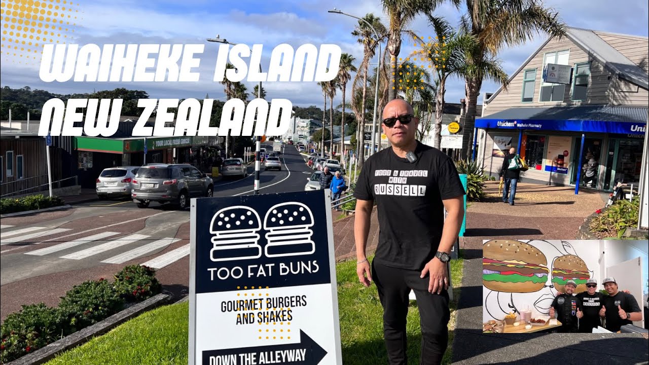 TOO FAT BUNS, WAIHEKE ISLAND NEW ZEALAND - Yummy gourmet burgers!