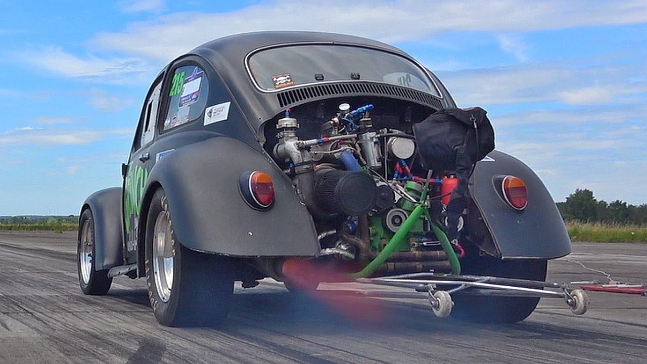 VW Käfer Turbo - 13B Rotary Swapped Beetle Acceleration Sound