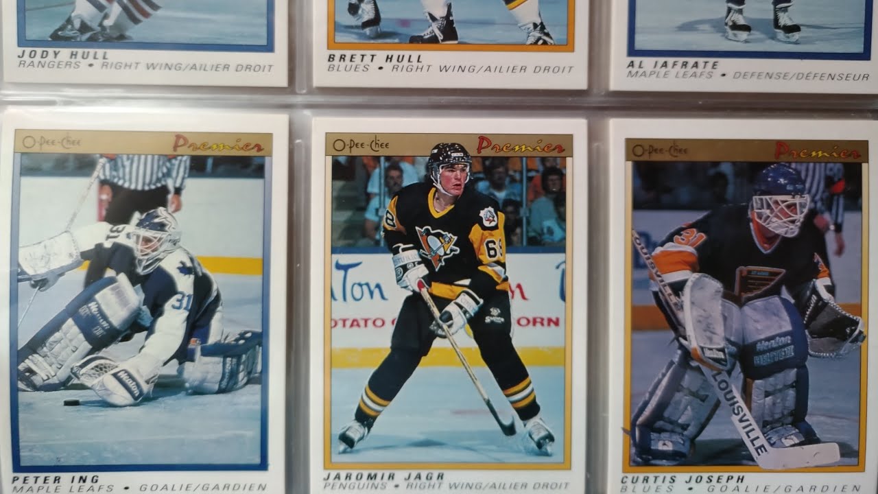 1990-91 O-Pee-Chee Premier Hockey Cards