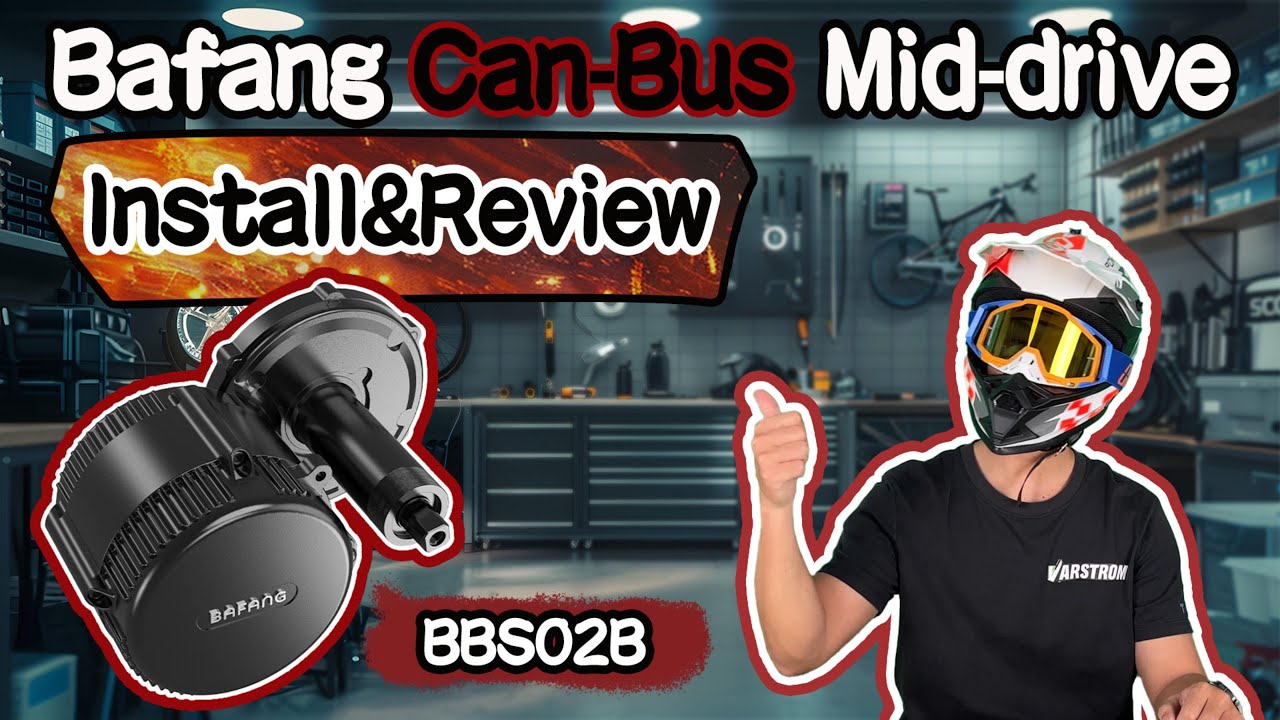 DIY Riders Must Watch: Bafang mid-mounted motor CAN-BUS docking tutorial.Install the BBS02B 48v 750w