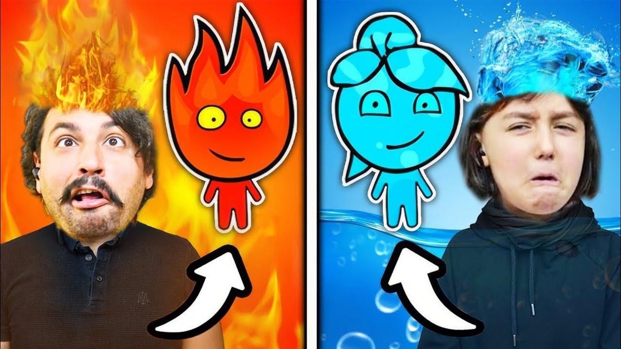 ATEŞ SU PARKURU! YÜSRA SU OLDU BEN ATEŞ OLDUM 🔥🥶 Roblox Fire or Water Obby!