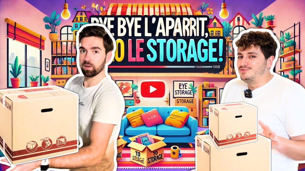 Bye Bye L’Appart, Hello Le Storage ! On Vide Tout ! 🚚