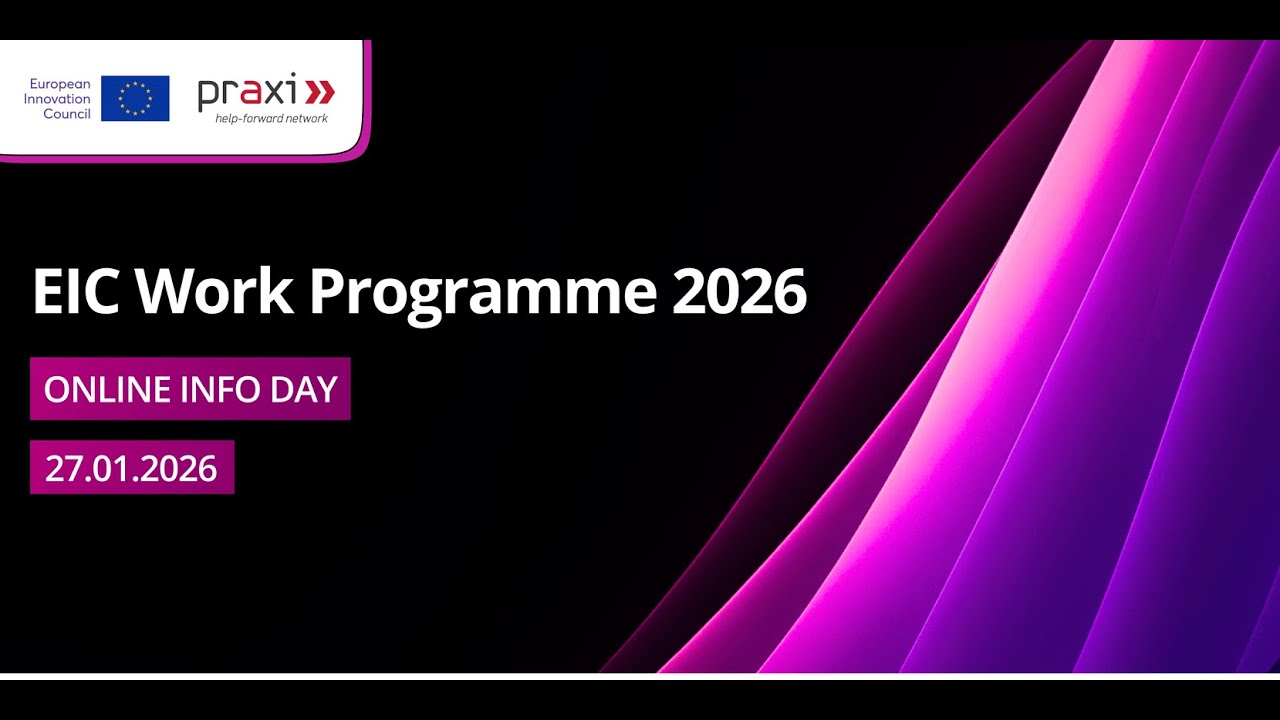 ΕIC Ιnfo Day: Πρόγραμμα Εργασίας 2026