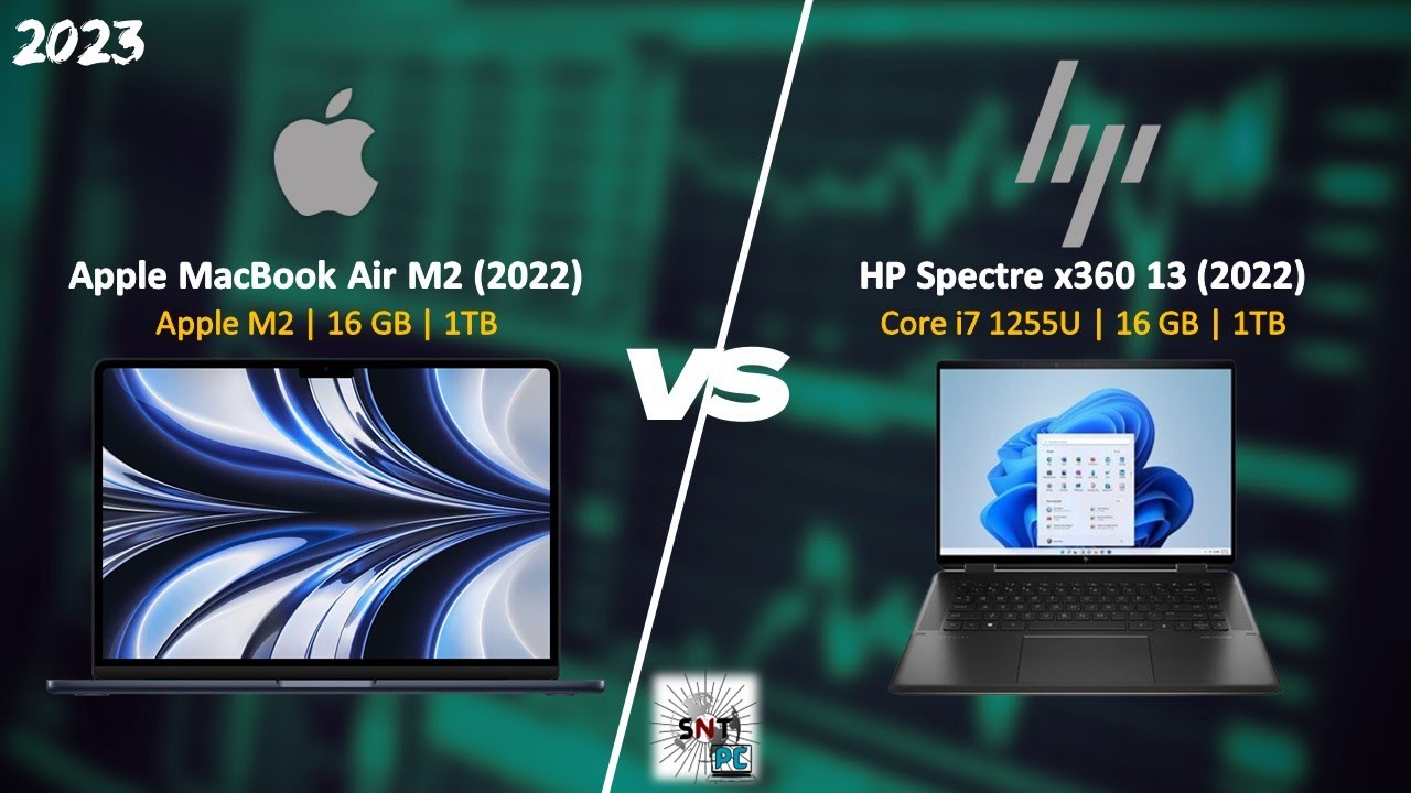 Apple MacBook Air M2 vs HP Spectre x360 (2022)